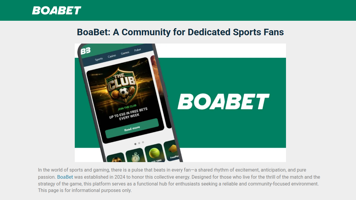 Boabet Casino bonus hero image